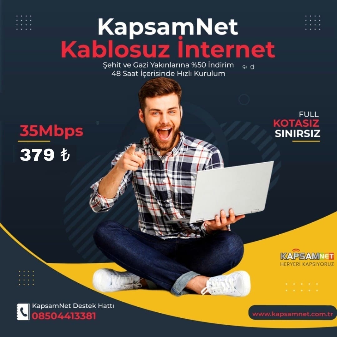 Kablosuz 35 Mbps İnternet Paketi